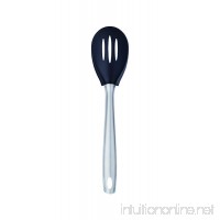 Amco 5226937 Stainless Steel and Heat-Resistant Nylon Slotted Basting Spoon  13.25"  Black - B07CTC19H4